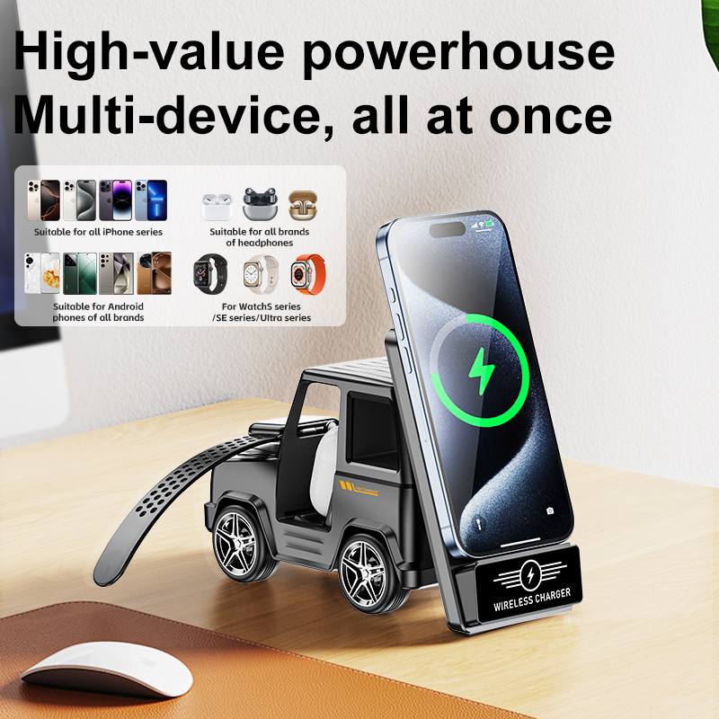 Smartwatch Ac - Çok Fonksiyonlu Kablosuz Şarj Cihazı 3'ü