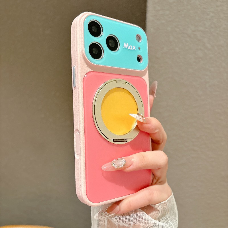 Magnetic Charging Stand - Lüks Kamera Koruyucu Halka Manyetik Standlı
