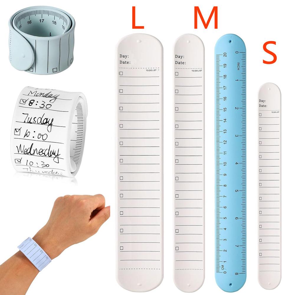 Silicone Band Replacement - Silikon Bileklik Not Defteri, Yeniden Kullanılabilir