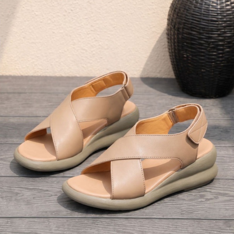 Leather Classic Strap - Klasik Bayan Ayakkabıları Lüks Hakiki Deri