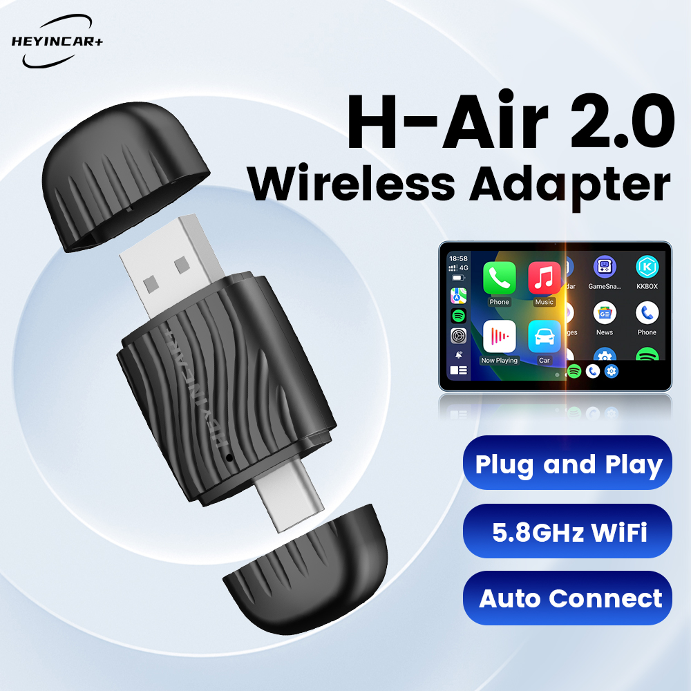 Smartwatch Universal - HEYINCAR 2'si 1 Arada Arayüz Kablosuz