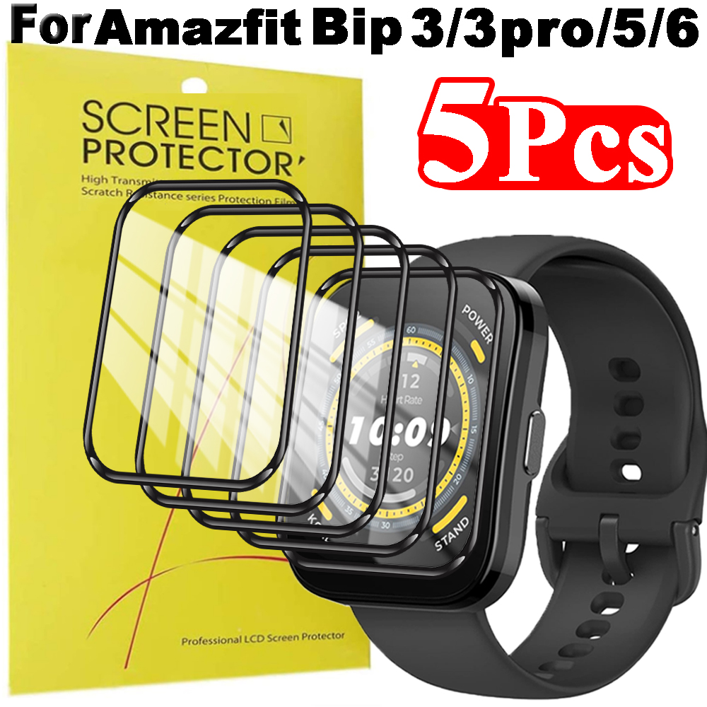 Amazfit Smartwatch Accessories - 1-5 Adet HD Ekran Koruyucu Huami