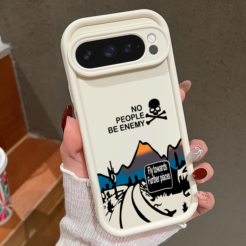 Google Pixel 8A - Dağ Yolu Desenli Telefon Kılıfı Google