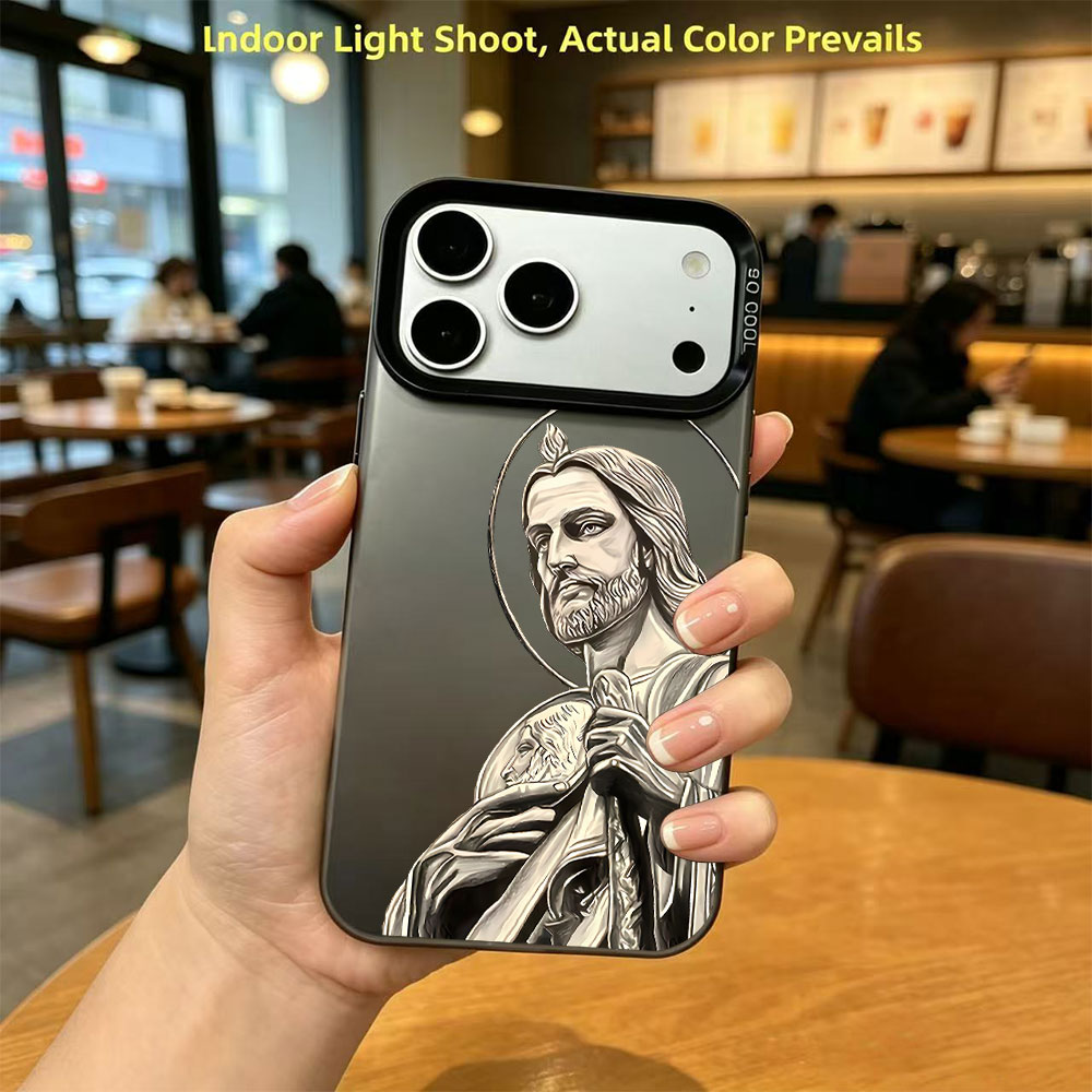 Apple Iphone 15 Pro Max - San Judas Tadeo Desenli Tasarım Telefon