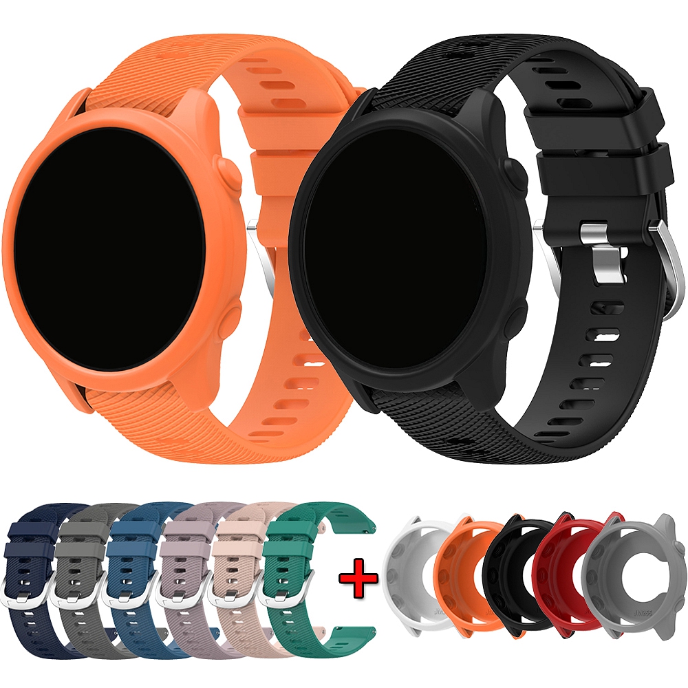Silicone Band Replacement - Silikon Watchband + kılıfları için Garmin