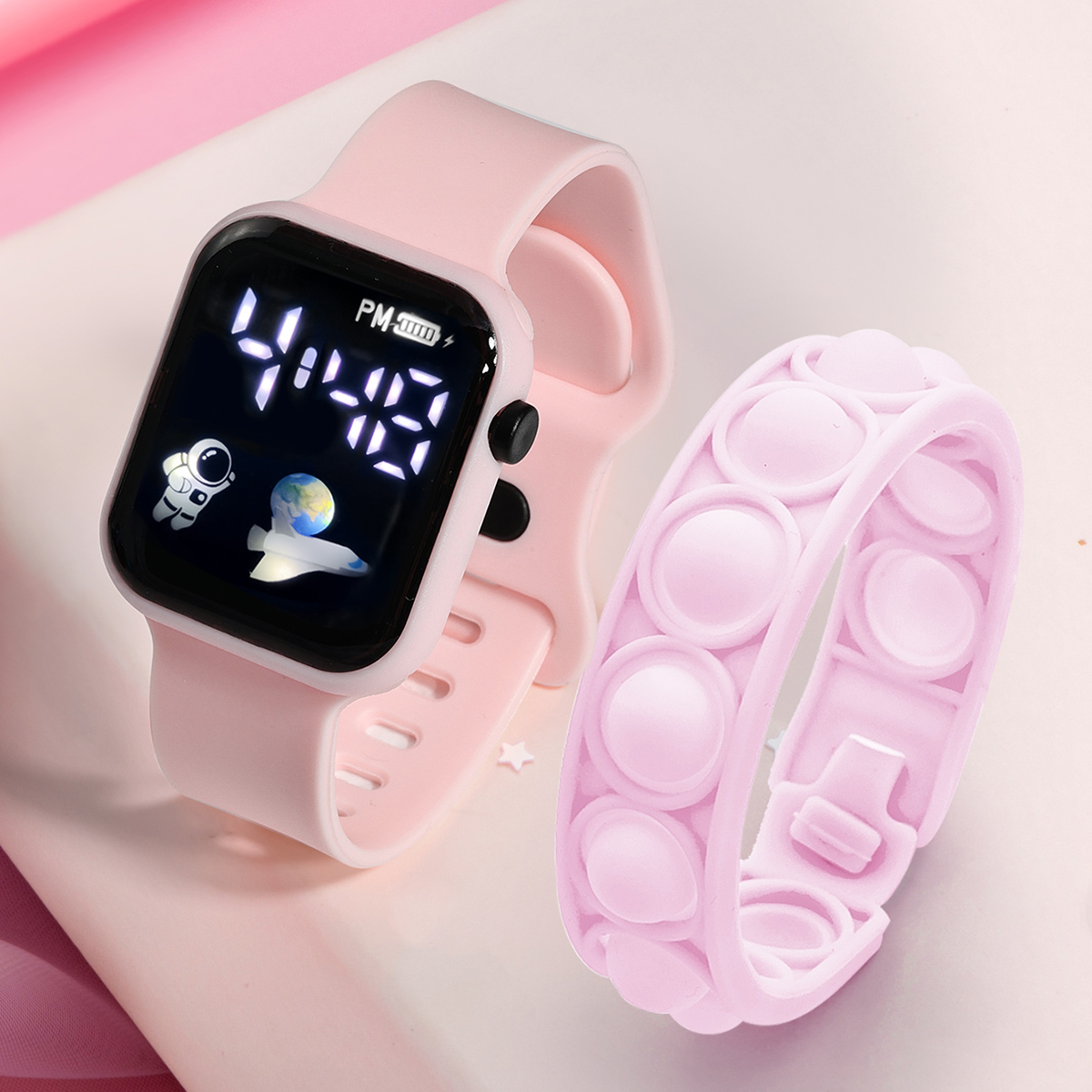 Smartwatch Touch - 2 adet akılı çocuk saati bilezik