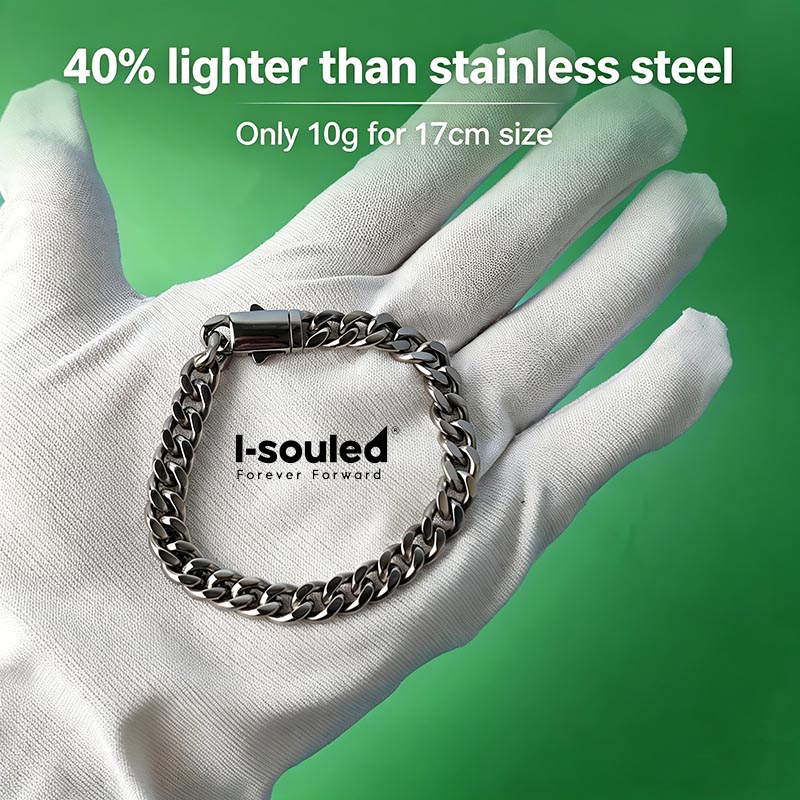 7mm Katı Titanyum Bileklik Haf - Ceramic Link Bracelet incelemesi ve fiyatı