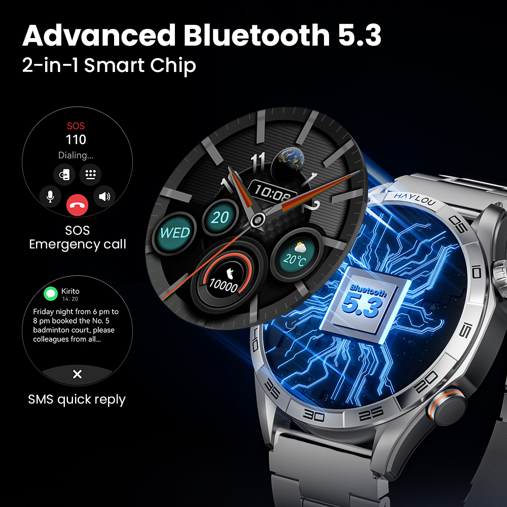 HAYLOU Solar 5 Sesli Arama Öze - Smartwatch Faces incelemesi ve fiyatı