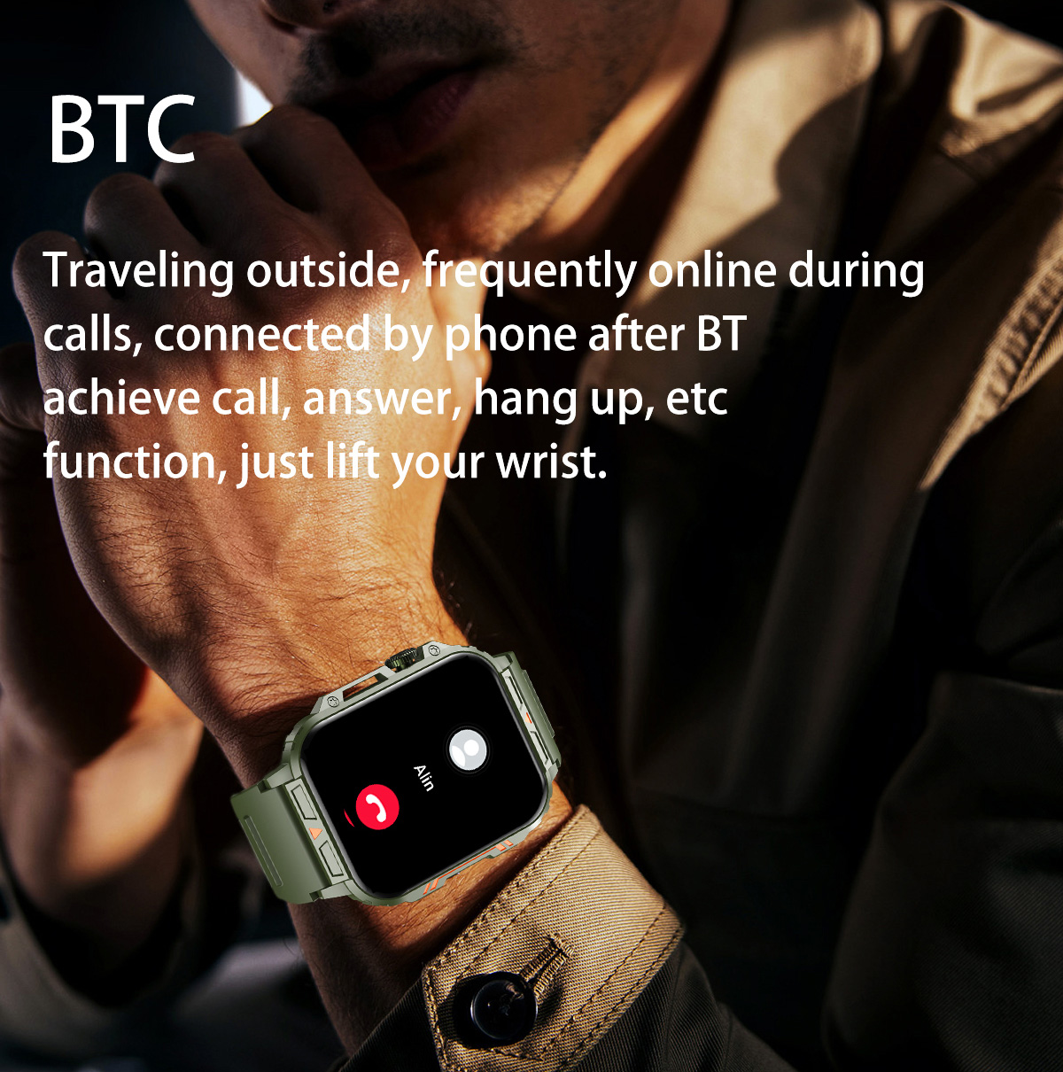 1.91 açık askeri akıllı saat e - Smartwatch Faces incelemesi ve fiyatı