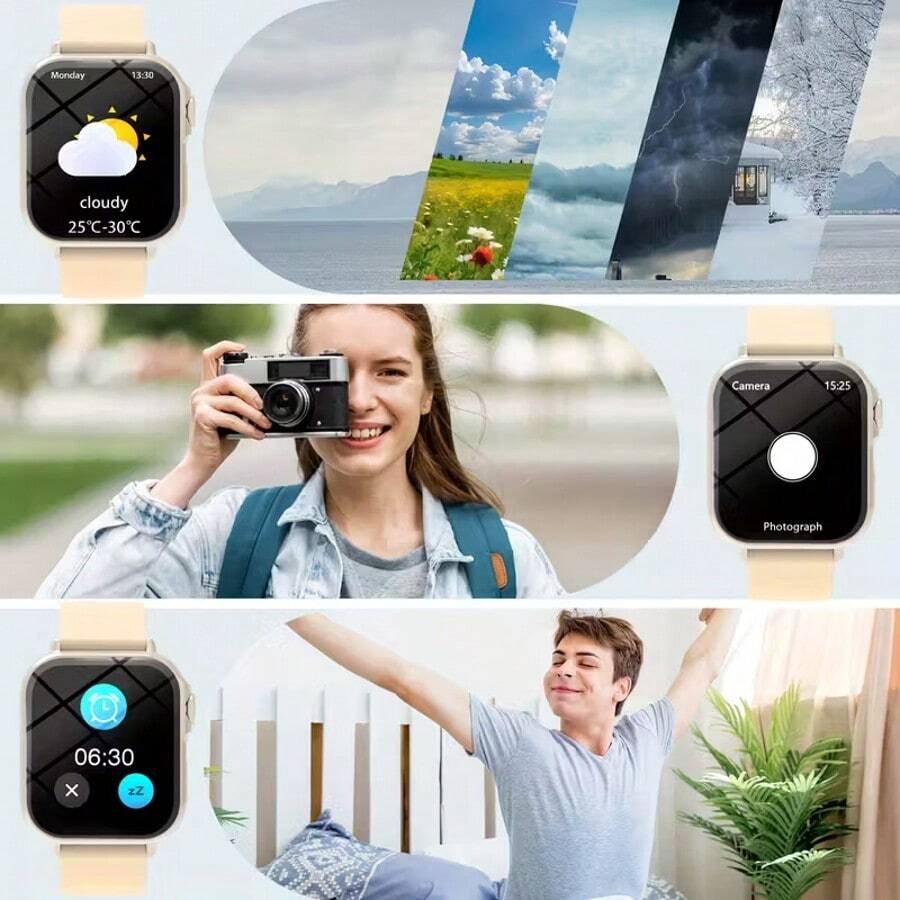 1 adet 2025 Akıllı Saat, Tam D - Smartwatch Touch incelemesi ve fiyatı