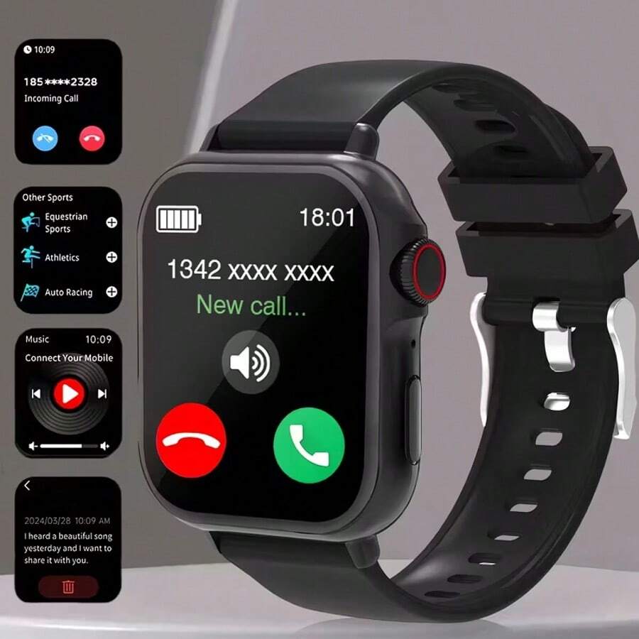 1 adet 2025 Akıllı Saat, Tam D - Smartwatch Touch incelemesi ve fiyatı