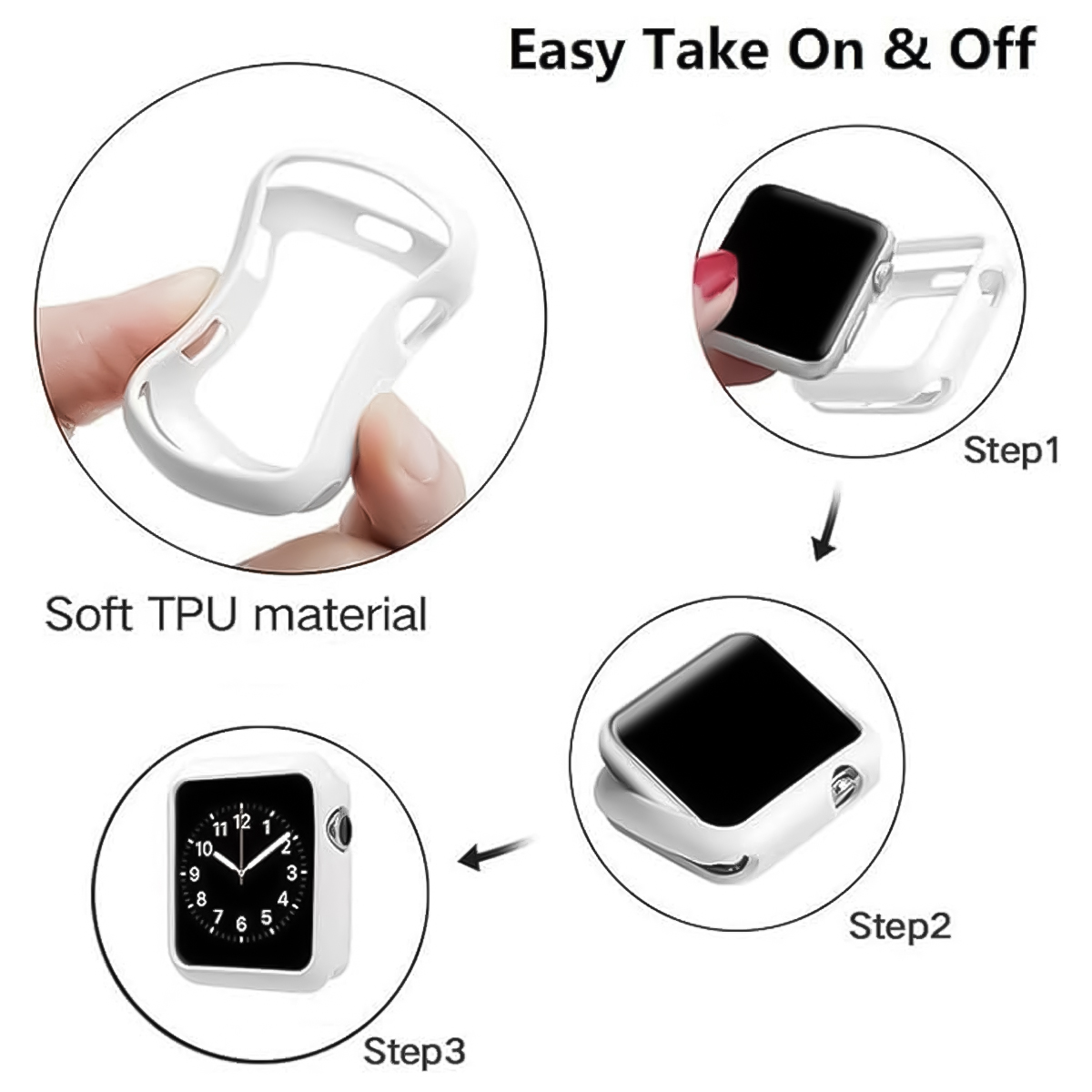 Huawei için TPU silikon kılıf  - Huawei Smartwatch Accessories incelemesi ve fiyatı