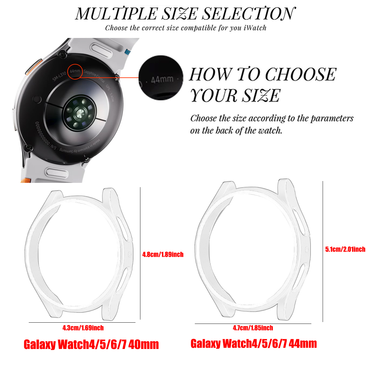 Samsung Galaxy watch 4/5/6/7 4 - Samsung Smartwatch Accessories incelemesi ve fiyatı