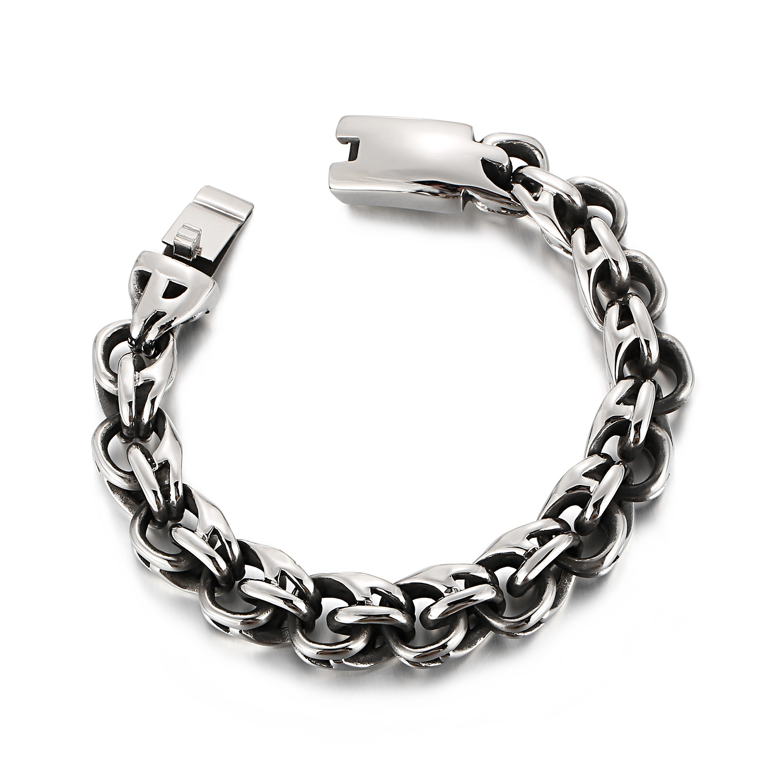 Twisted Link zinciri erkekler  - Ceramic Link Bracelet incelemesi ve fiyatı