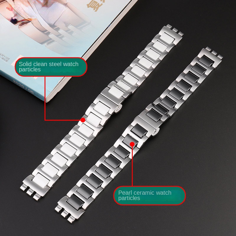 Swatch seramik + paslanmaz çel - Ceramic Link Bracelet incelemesi ve fiyatı