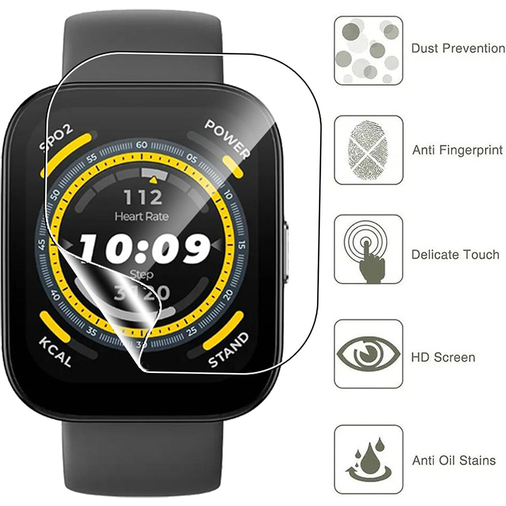 3 adet şeffaf HD ekran koruyuc - Amazfit Smartwatch Accessories incelemesi ve fiyatı