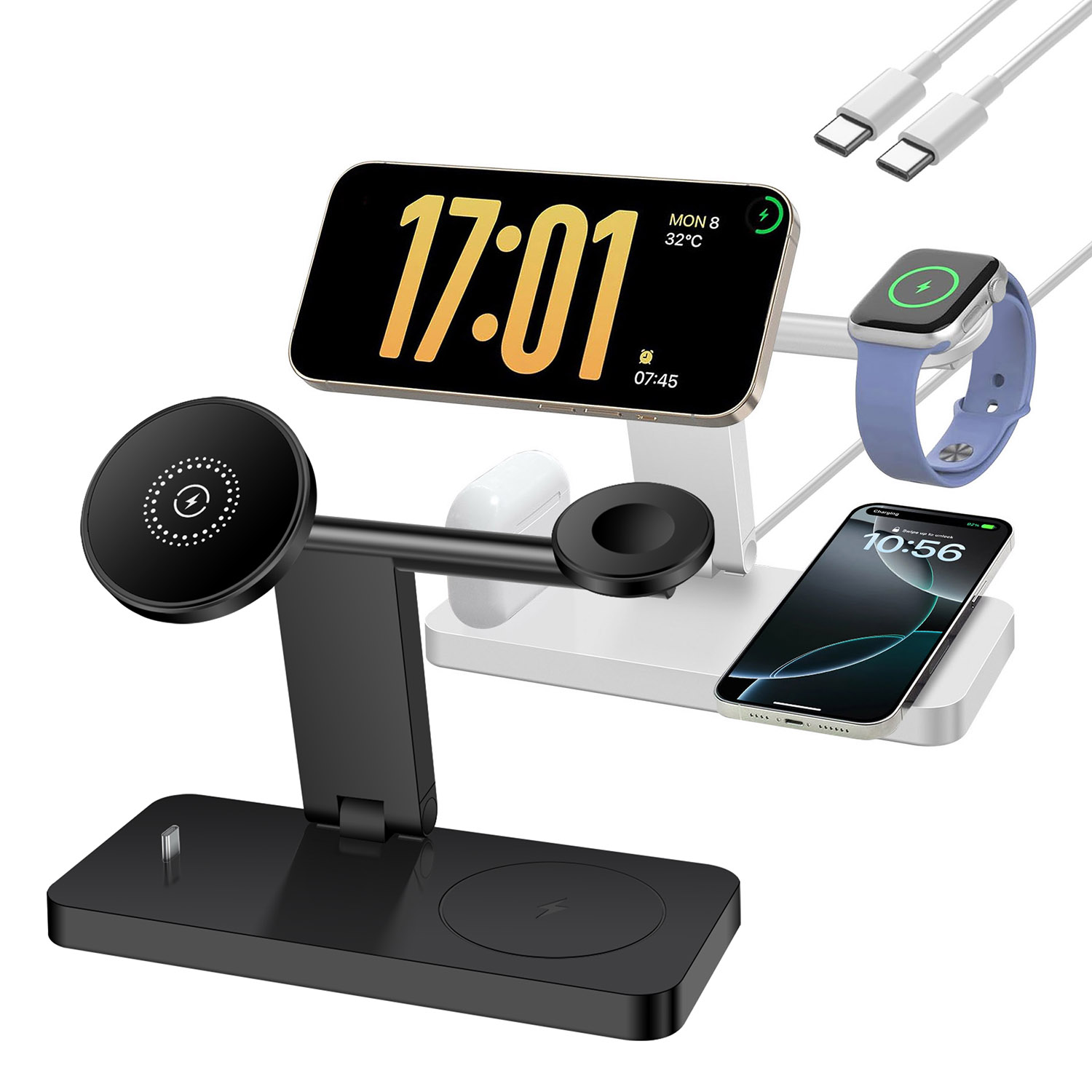 4'ü 1 Arada Manyetik Kablosuz  - Smartwatch Ac incelemesi ve fiyatı