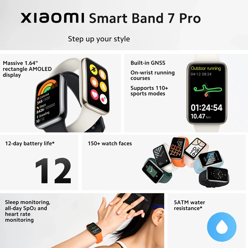 Xiaomi Akıllı Bant 7Pro 1.64 ' - Smartwatch Faces incelemesi ve fiyatı