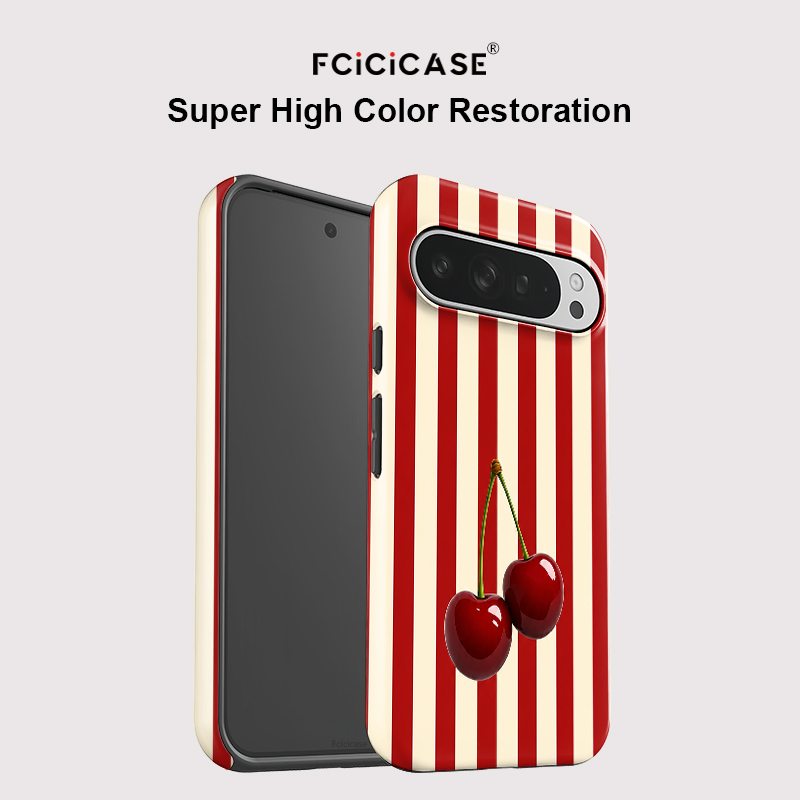Fcicicase Kiraz Şerit Desenli  - Google Pixel 8A incelemesi ve fiyatı