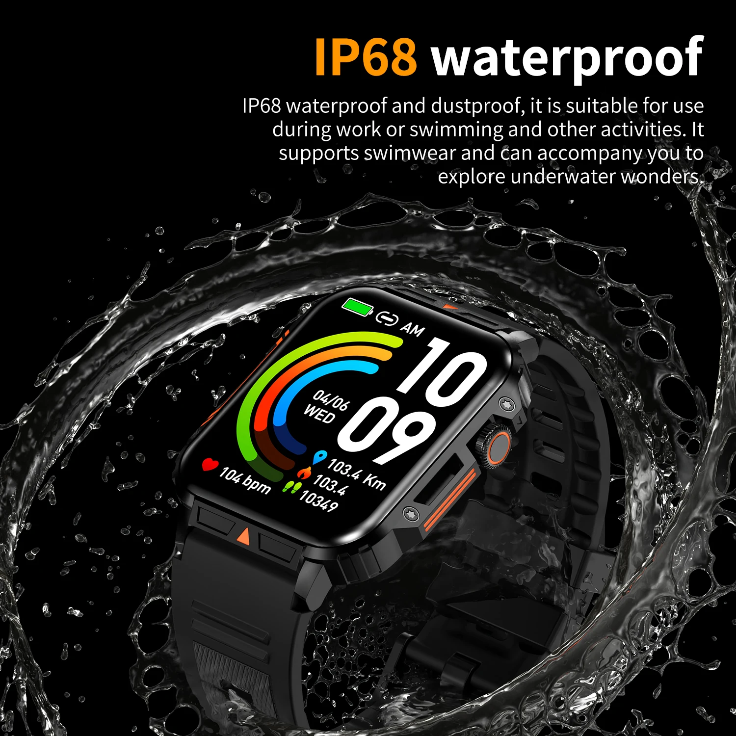 2026 Lüks Askeri Akıllı Saat E - Smartwatch Faces incelemesi ve fiyatı