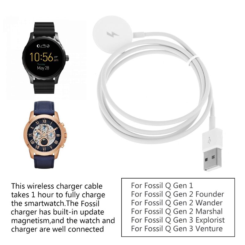 USB Saat Şarj Cihazı Adaptörü  - Fossil Smartwatch Accessories incelemesi ve fiyatı