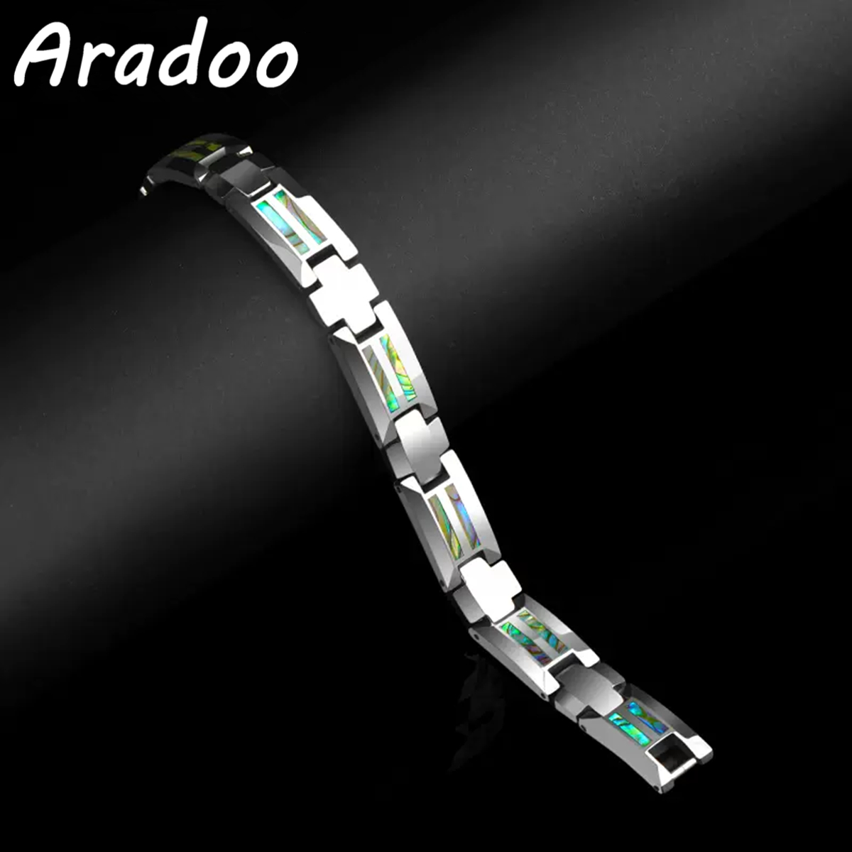 Abalone kabuk Tungsten çelik b - Ceramic Link Bracelet incelemesi ve fiyatı