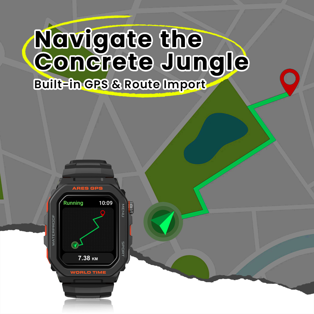 Yeni Zeblaze Ares GPS Akıllı S - Smartwatch Faces incelemesi ve fiyatı