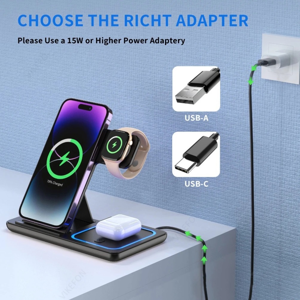 Katlanabilir 3'ü 1 Arada Kablo - Smartwatch Ac incelemesi ve fiyatı