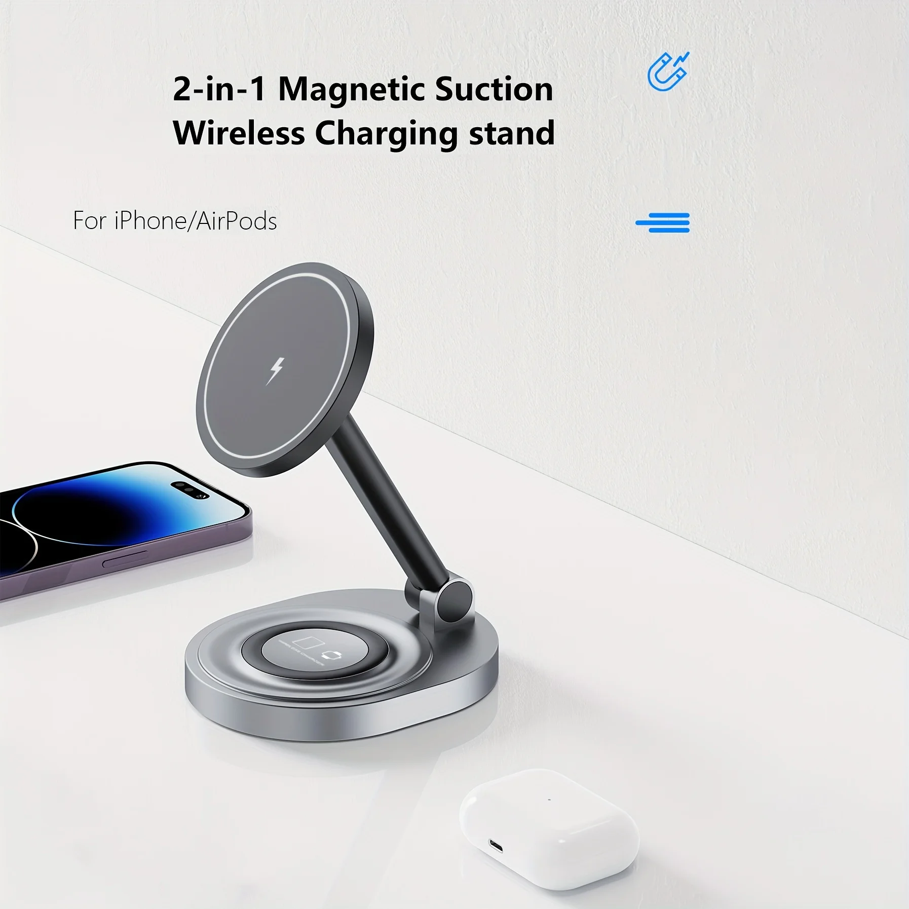 2 In 1 Manyetik Kablosuz Şarj  - Smartwatch Ac incelemesi ve fiyatı