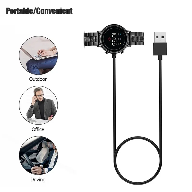 1 M USB Manyetik Hızlı Şarj Do - Fossil Smartwatch Accessories incelemesi ve fiyatı