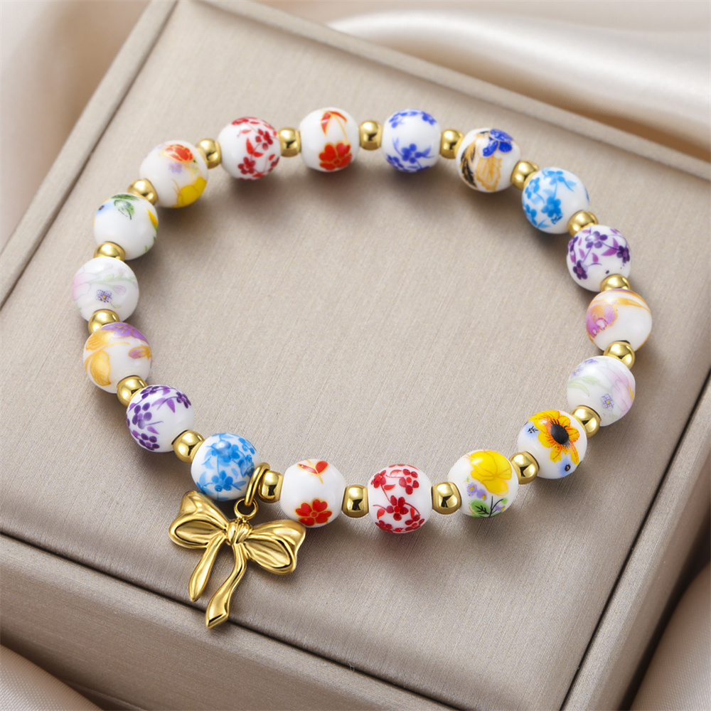 Kadınlar için renkli seramik b - Ceramic Link Bracelet incelemesi ve fiyatı