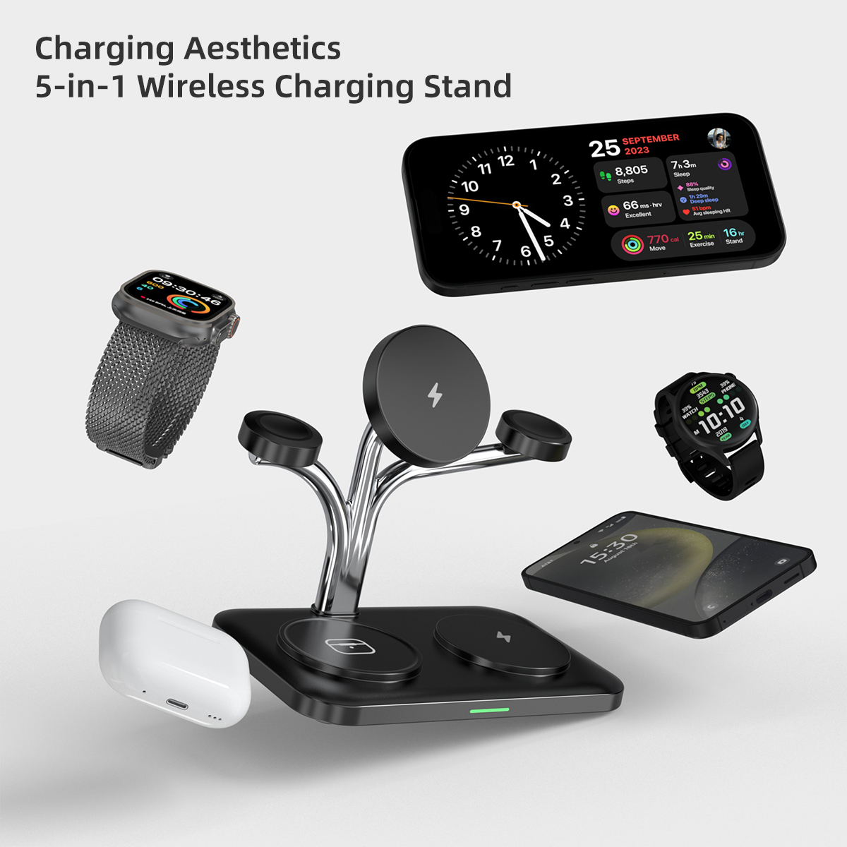5'i 1 Arada Manyetik Kablosuz  - Smartwatch Ac incelemesi ve fiyatı