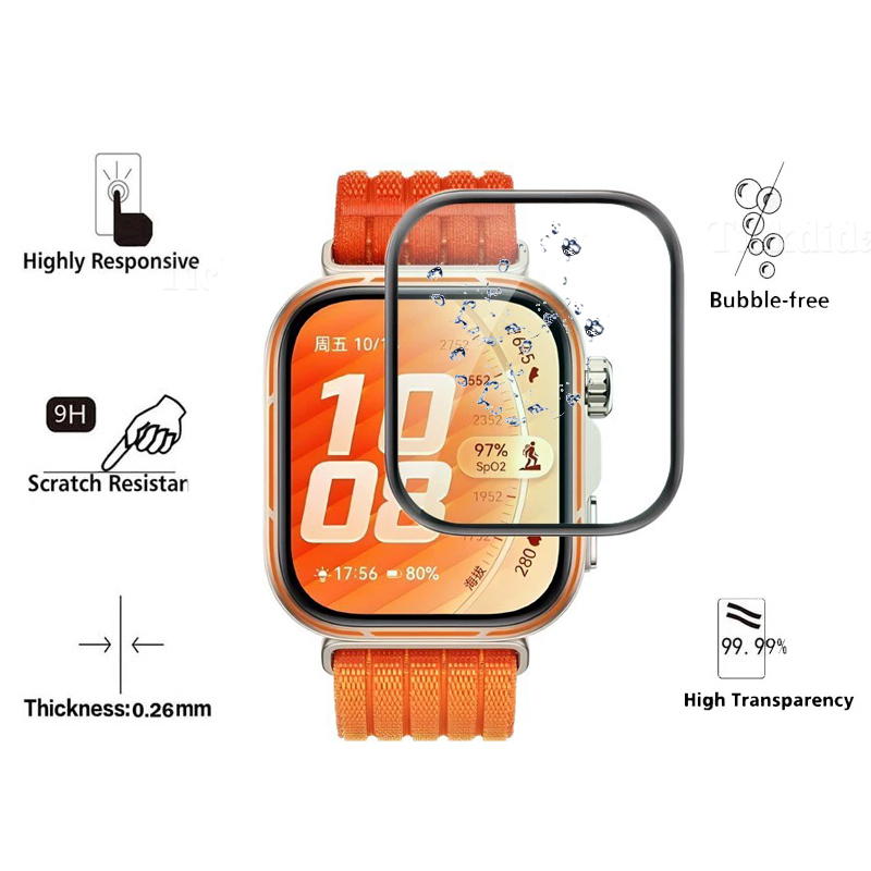 Yumuşak Temperli Cam Huawei Wa - Huawei Smartwatch Accessories incelemesi ve fiyatı