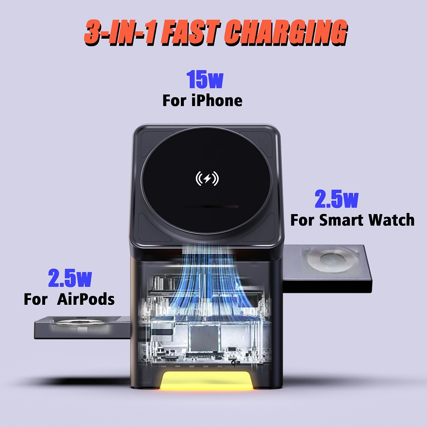 3'ü 1 Arada Manyetik Kablosuz  - Smartwatch Ac incelemesi ve fiyatı