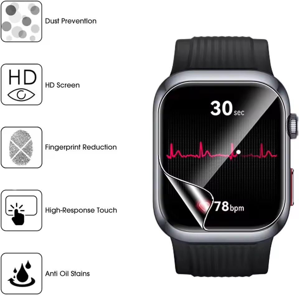 3 adet TPU Hidrojel Filmler Hu - Huawei Smartwatch Accessories incelemesi ve fiyatı